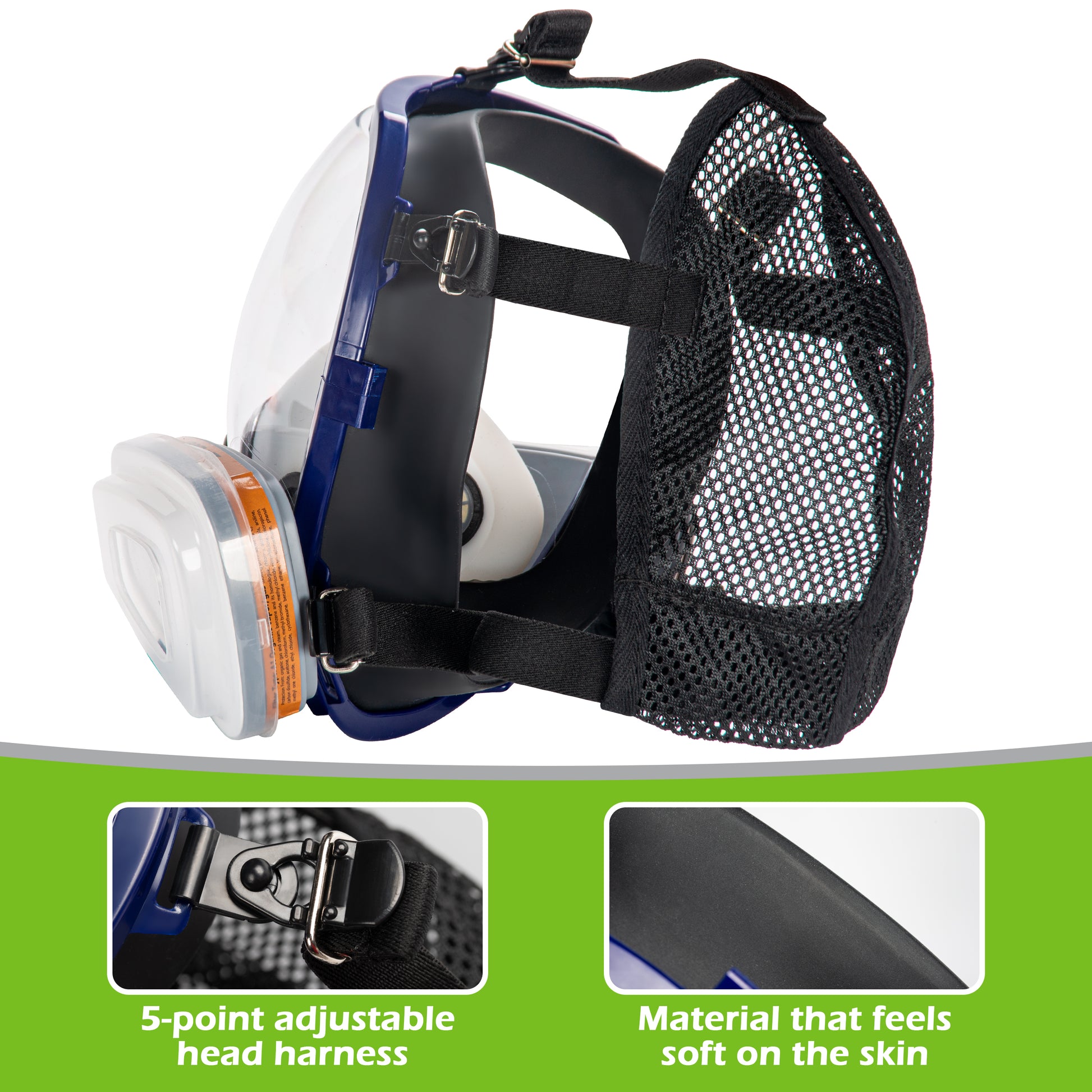 AirGearPro G-750 Masque de Protection Respiratoire Intégral avec