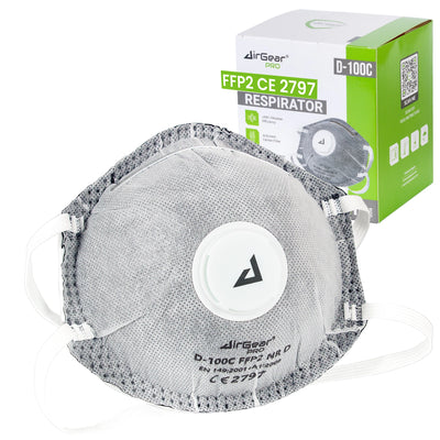 AirGearPro D-100C FFP2 Staubmaske mit Cool-Flow-Ventil