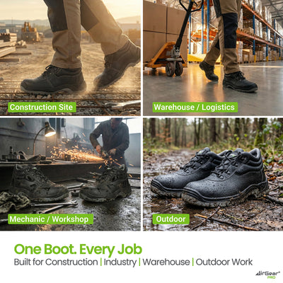 Chaussures de Sécurité S3 SR Defender - Embout Acier, Anti-Perforation, Antidérapantes
