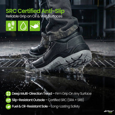 Chaussures de Sécurité S3 SR Defender - Embout Acier, Anti-Perforation, Antidérapantes