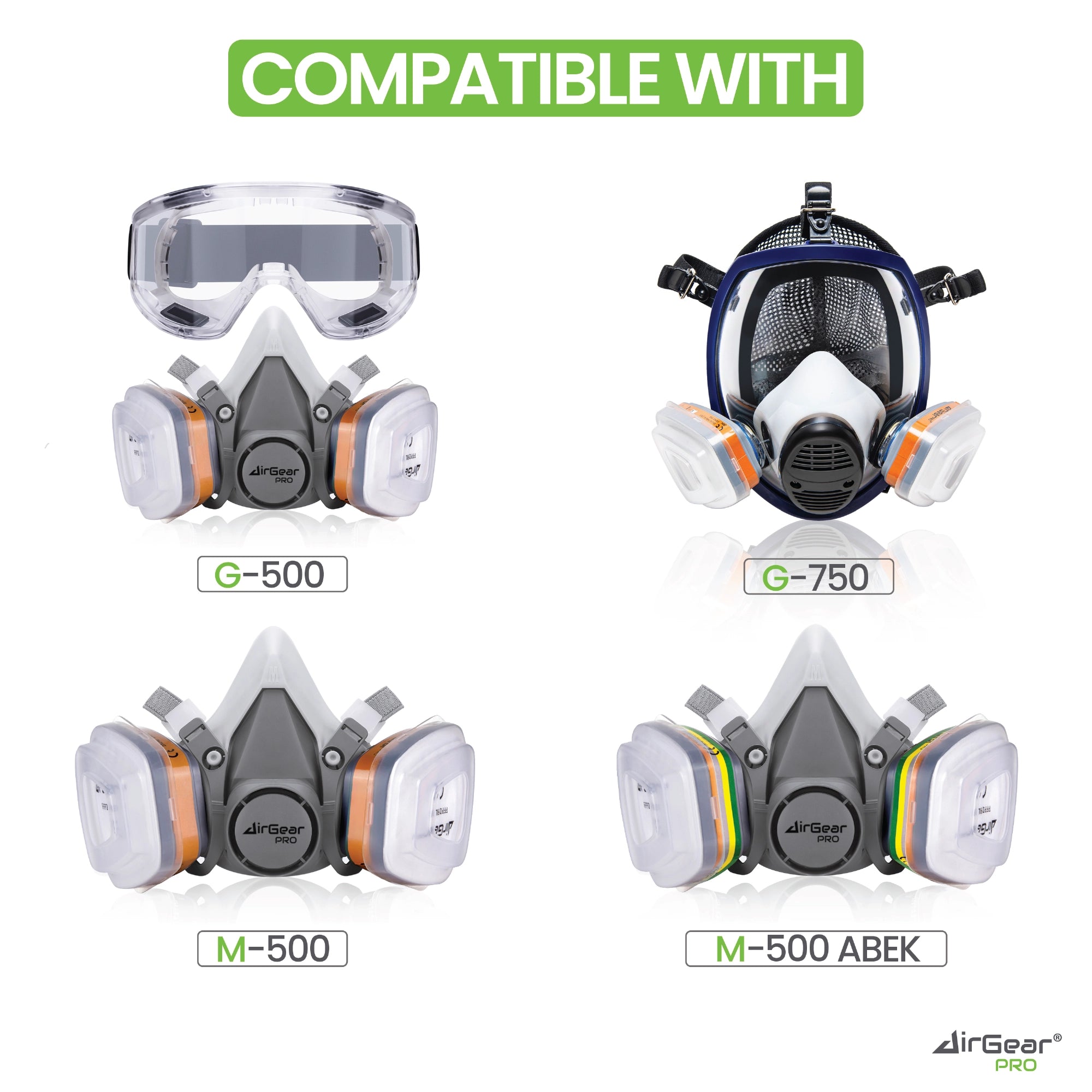 C-500 P3 Dust Filters – for G-500, M-500 & G-750 Respirators