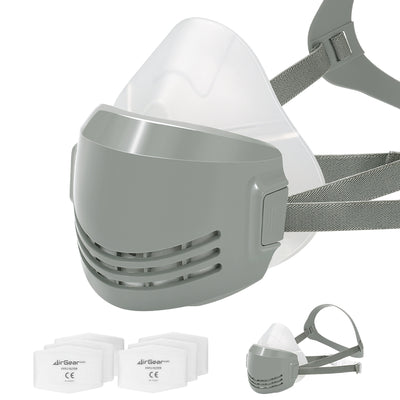 AirGearPro D-200 reusable dust mask with P2 filters