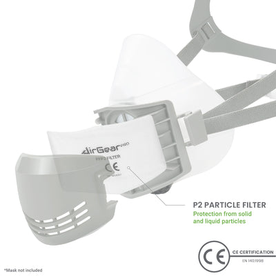 F-200 P2 Replacement Filters – Compatible with D-200 Dust Mask