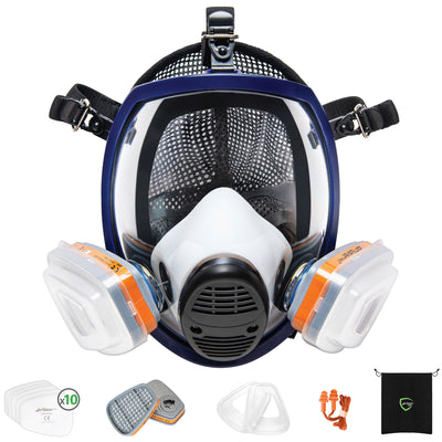 AirGearPro G-750 full face respirator mask with A1P2 filters