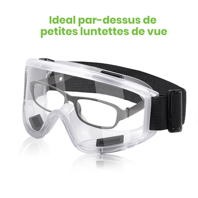 Lunettes de Protection Vision-1000 Anti-Buée Anti-Rayures