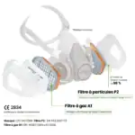 FiltrespourMasquedeprotectionrespiratoireantipoussiereA1P2